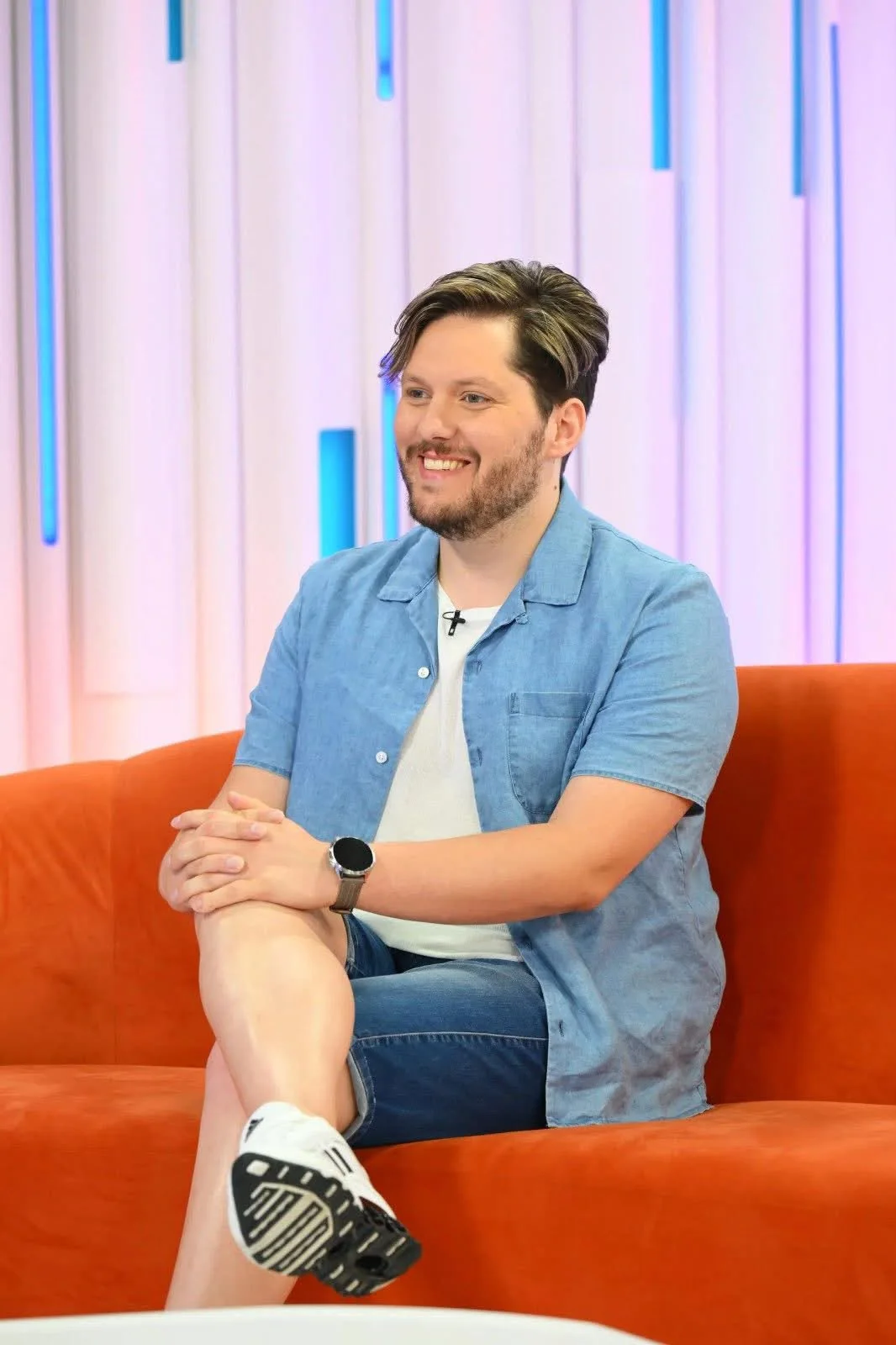 Fábio Daniel durante uma participação no programa Dois às 10, da TVI